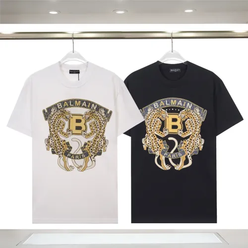 Cheap Balmain T-Shirts Short Sleeved For Unisex #1419616 Replica Wholesale [$29.00 USD] [ITEM#1419616] on Replica Balmain T-Shirts