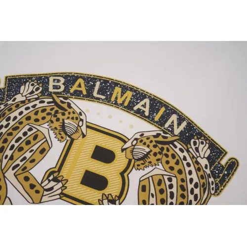 Cheap Balmain T-Shirts Short Sleeved For Unisex #1419616 Replica Wholesale [$29.00 USD] [ITEM#1419616] on Replica Balmain T-Shirts