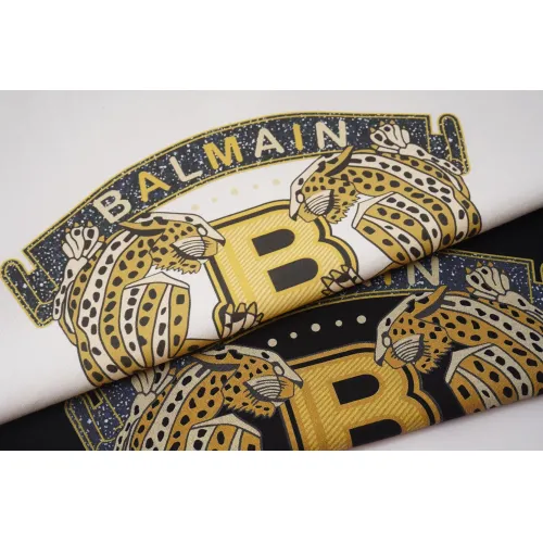Cheap Balmain T-Shirts Short Sleeved For Unisex #1419617 Replica Wholesale [$29.00 USD] [ITEM#1419617] on Replica Balmain T-Shirts