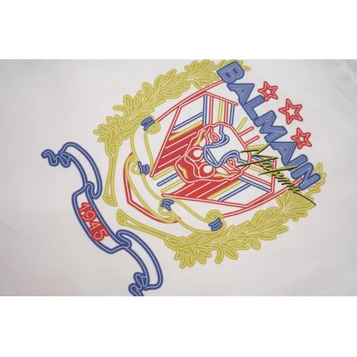 Cheap Balmain T-Shirts Short Sleeved For Unisex #1419618 Replica Wholesale [$29.00 USD] [ITEM#1419618] on Replica Balmain T-Shirts