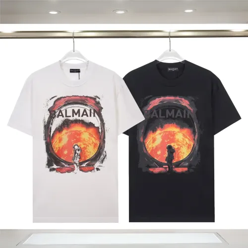 Cheap Balmain T-Shirts Short Sleeved For Unisex #1419621 Replica Wholesale [$29.00 USD] [ITEM#1419621] on Replica Balmain T-Shirts