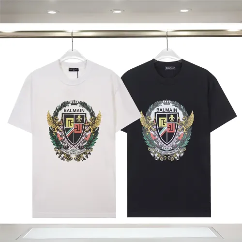 Cheap Balmain T-Shirts Short Sleeved For Unisex #1419623 Replica Wholesale [$29.00 USD] [ITEM#1419623] on Replica Balmain T-Shirts