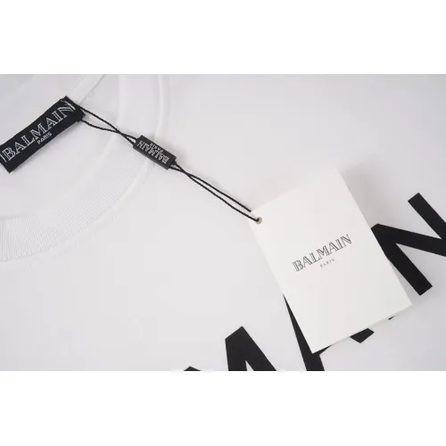 Cheap Balmain T-Shirts Short Sleeved For Unisex #1419624 Replica Wholesale [$29.00 USD] [ITEM#1419624] on Replica Balmain T-Shirts