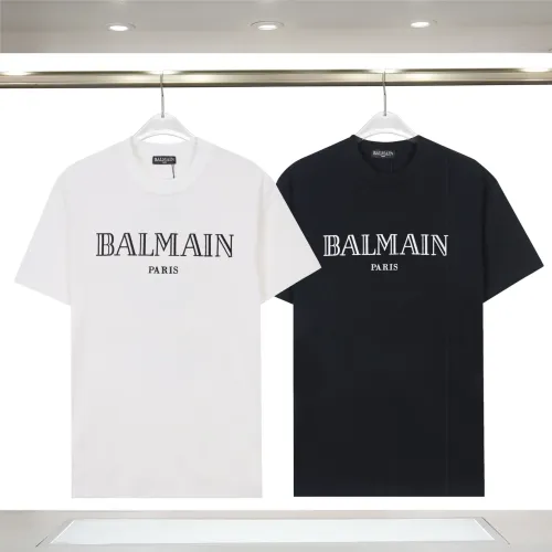 Cheap Balmain T-Shirts Short Sleeved For Unisex #1419636 Replica Wholesale [$29.00 USD] [ITEM#1419636] on Replica Balmain T-Shirts