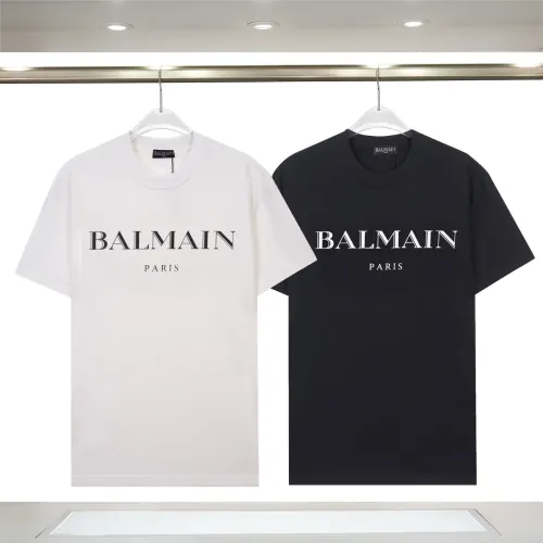 Cheap Balmain T-Shirts Short Sleeved For Unisex #1419638 Replica Wholesale [$29.00 USD] [ITEM#1419638] on Replica Balmain T-Shirts