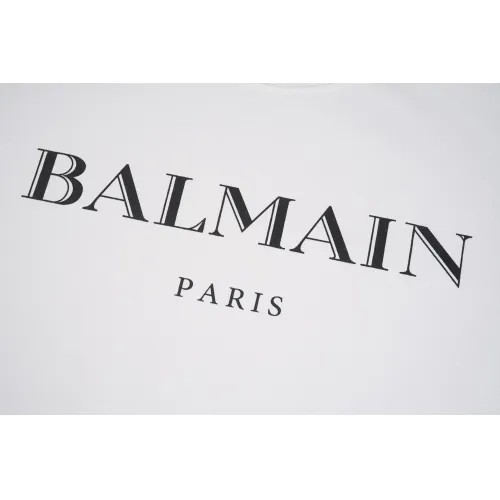 Cheap Balmain T-Shirts Short Sleeved For Unisex #1419638 Replica Wholesale [$29.00 USD] [ITEM#1419638] on Replica Balmain T-Shirts