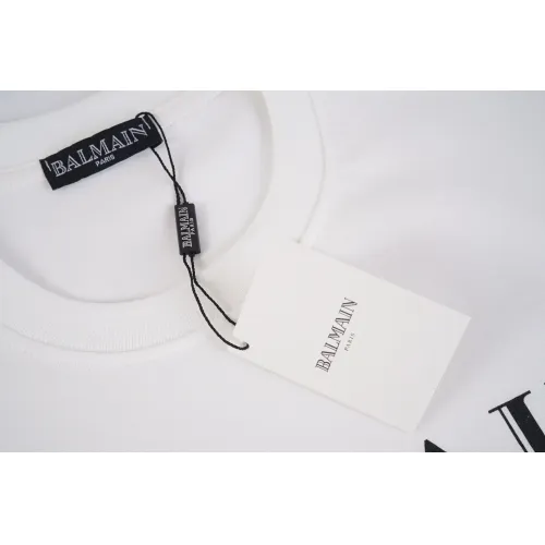 Cheap Balmain T-Shirts Short Sleeved For Unisex #1419638 Replica Wholesale [$29.00 USD] [ITEM#1419638] on Replica Balmain T-Shirts