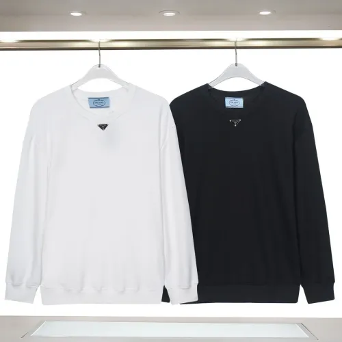 Cheap Prada Hoodies Long Sleeved For Men #1419645 Replica Wholesale [$34.00 USD] [ITEM#1419645] on Replica Prada Hoodies