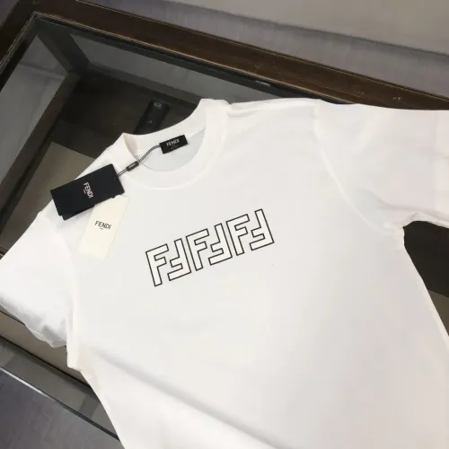 Cheap Fendi T-Shirts Short Sleeved For Unisex #1419770 Replica Wholesale [$36.00 USD] [ITEM#1419770] on Replica Fendi T-Shirts
