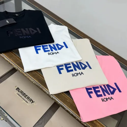 Cheap Fendi T-Shirts Short Sleeved For Unisex #1419956 Replica Wholesale [$29.00 USD] [ITEM#1419956] on Replica Fendi T-Shirts