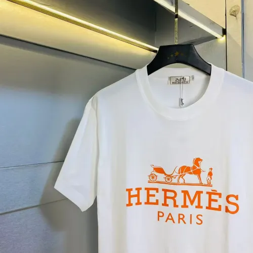 Cheap Hermes T-Shirts Short Sleeved For Unisex #1420205 Replica Wholesale [$27.00 USD] [ITEM#1420205] on Replica Hermes T-Shirts