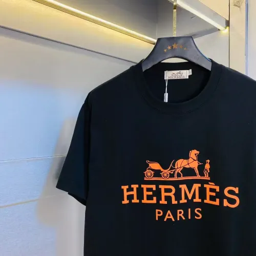 Cheap Hermes T-Shirts Short Sleeved For Unisex #1420206 Replica Wholesale [$27.00 USD] [ITEM#1420206] on Replica Hermes T-Shirts