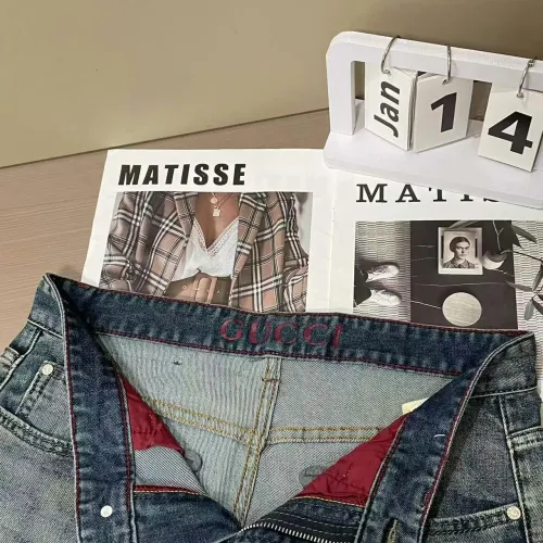 Cheap Gucci Jeans For Men #1420228 Replica Wholesale [$45.00 USD] [ITEM#1420228] on Replica Gucci Jeans