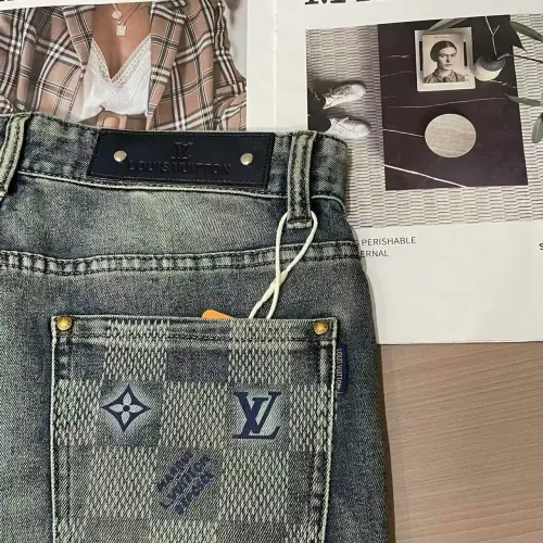Cheap Louis Vuitton LV Jeans For Men #1420231 Replica Wholesale [$45.00 USD] [ITEM#1420231] on Replica Louis Vuitton LV Jeans