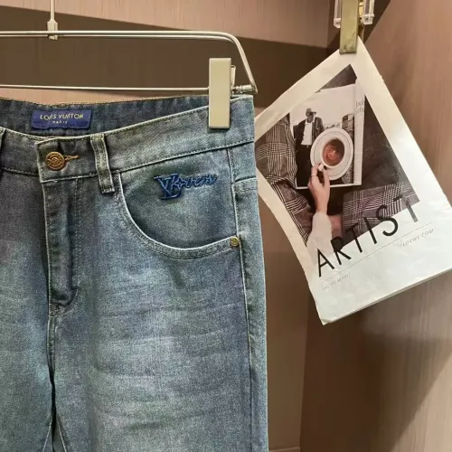 Cheap Louis Vuitton LV Jeans For Men #1420235 Replica Wholesale [$45.00 USD] [ITEM#1420235] on Replica Louis Vuitton LV Jeans
