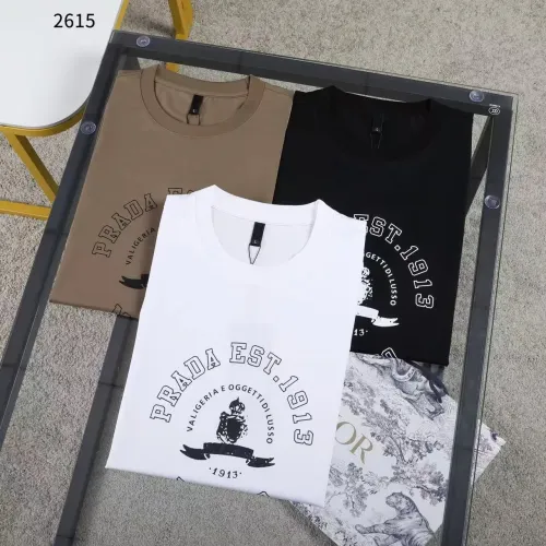 Cheap Prada T-Shirts Short Sleeved For Men #1420278 Replica Wholesale [$34.00 USD] [ITEM#1420278] on Replica Prada T-Shirts