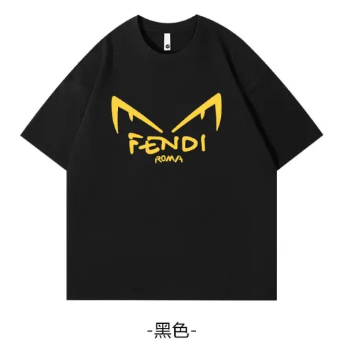 Cheap Fendi T-Shirts Short Sleeved For Unisex #1420642 Replica Wholesale [$34.00 USD] [ITEM#1420642] on Replica Fendi T-Shirts