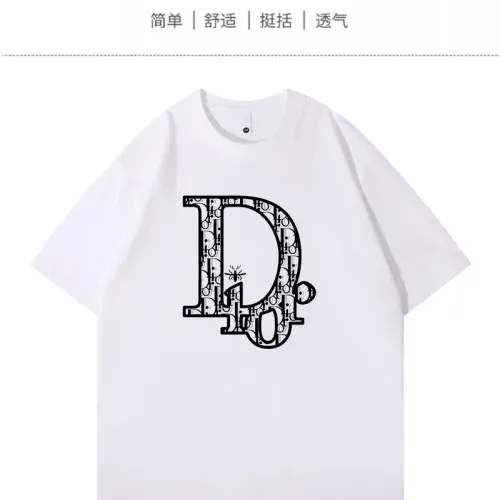 Cheap Christian Dior T-Shirts Short Sleeved For Unisex #1420782 Replica Wholesale [$34.00 USD] [ITEM#1420782] on Replica Christian Dior T-Shirts