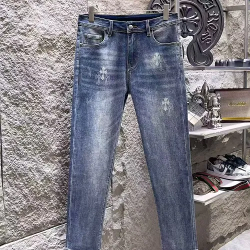 Cheap Chrome Hearts Jeans For Men #1421198 Replica Wholesale [$68.00 USD] [ITEM#1421198] on Replica Chrome Hearts Jeans