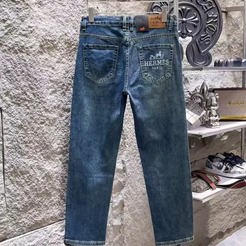 Cheap Hermes Jeans For Men #1421199 Replica Wholesale [$68.00 USD] [ITEM#1421199] on Replica Hermes Jeans