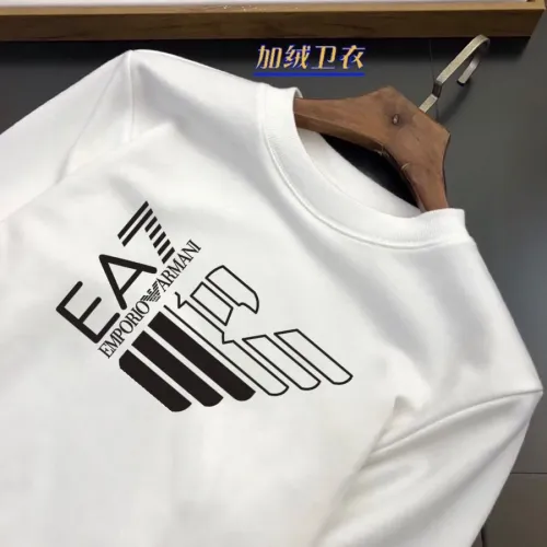 Cheap Armani Hoodies Long Sleeved For Men #1421248 Replica Wholesale [$45.00 USD] [ITEM#1421248] on Replica Armani Hoodies