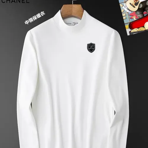 Chanel T-Shirts Long Sleeved For Men #1421412