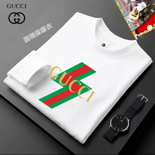 Cheap Gucci T-Shirts Long Sleeved For Men #1421427 Replica Wholesale [$40.00 USD] [ITEM#1421427] on Replica Gucci T-Shirts