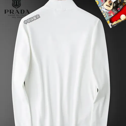 Cheap Prada T-Shirts Long Sleeved For Men #1421457 Replica Wholesale [$40.00 USD] [ITEM#1421457] on Replica Prada T-Shirts