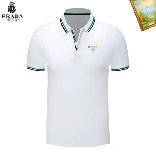 Prada T-Shirts Short Sleeved For Men #1421605