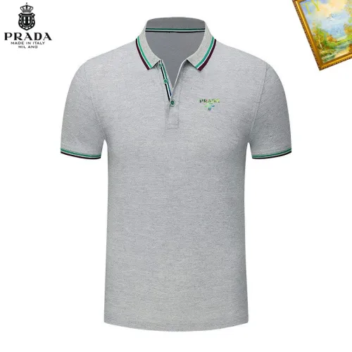 Prada T-Shirts Short Sleeved For Men #1421606