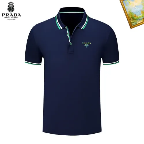 Prada T-Shirts Short Sleeved For Men #1421607