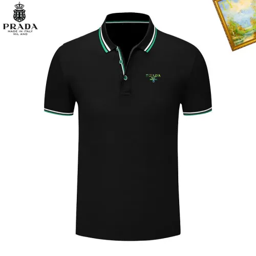 Prada T-Shirts Short Sleeved For Men #1421608
