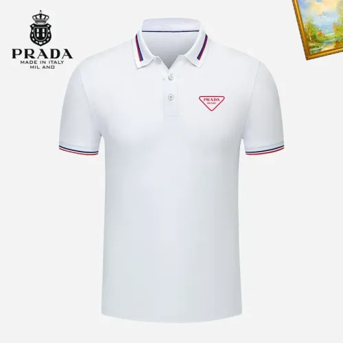 Prada T-Shirts Short Sleeved For Men #1421679