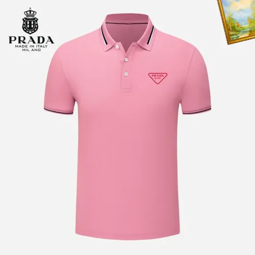 Prada T-Shirts Short Sleeved For Men #1421681
