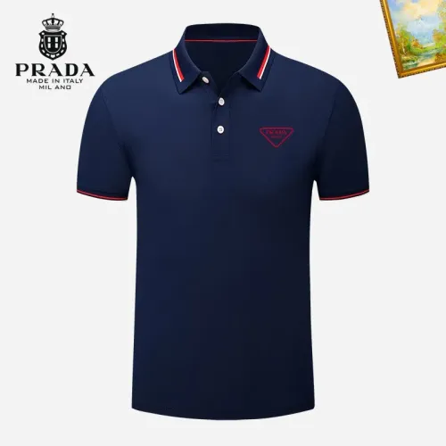 Prada T-Shirts Short Sleeved For Men #1421682
