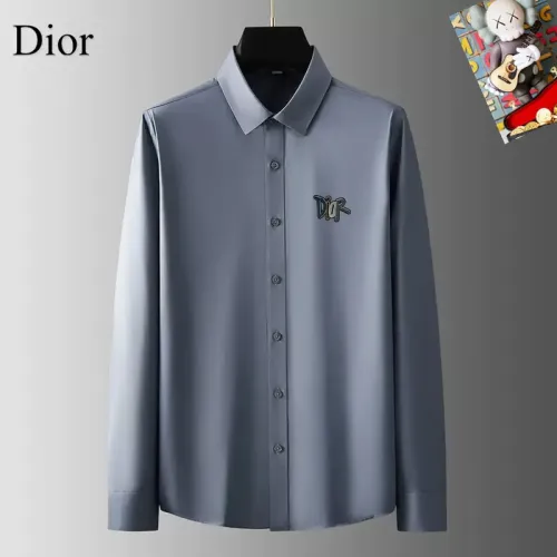Christian Dior Shirts Long Sleeved For Men #1421779
