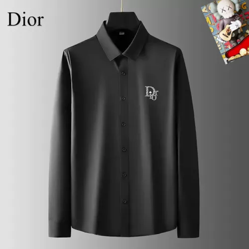 Christian Dior Shirts Long Sleeved For Men #1421788
