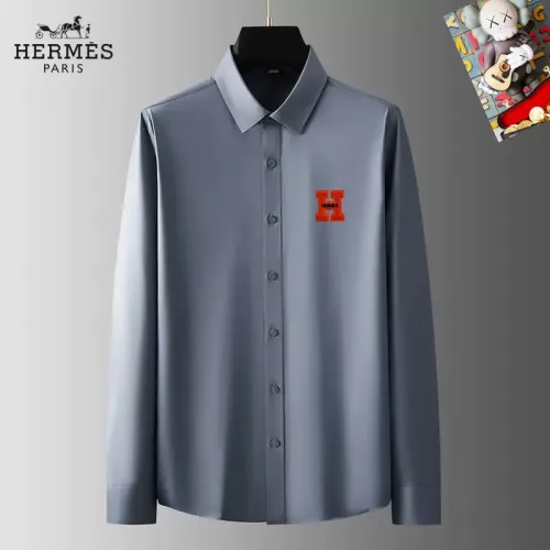 Hermes Shirts Long Sleeved For Men #1421791