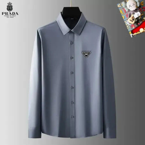 Prada Shirts Long Sleeved For Men #1421795