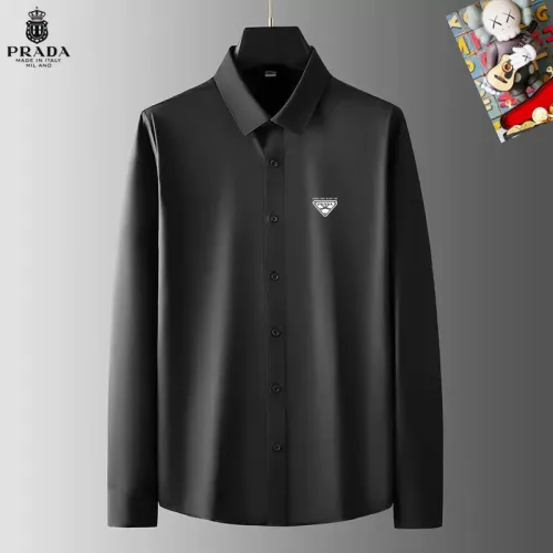 Prada Shirts Long Sleeved For Men #1421796