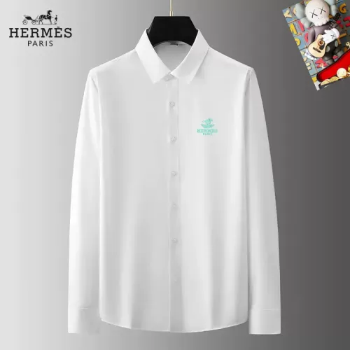 Hermes Shirts Long Sleeved For Men #1421801
