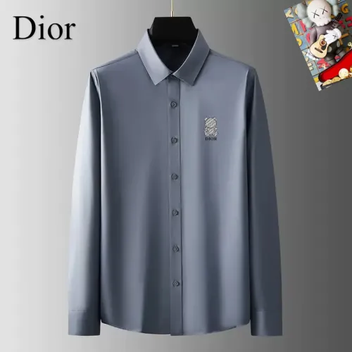 Christian Dior Shirts Long Sleeved For Men #1421806