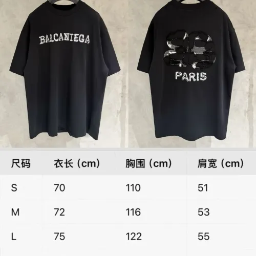 Cheap Balenciaga T-Shirts Short Sleeved For Unisex #1421870 Replica Wholesale [$56.00 USD] [ITEM#1421870] on Replica Balenciaga T-Shirts