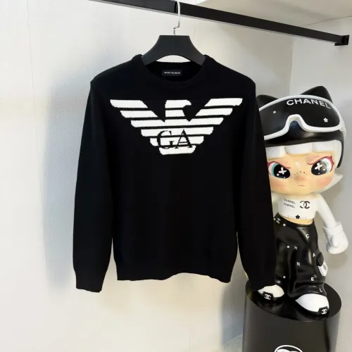 Armani Sweaters Long Sleeved For Unisex #1421947