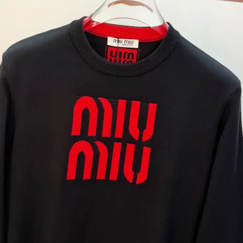 Cheap MIU MIU Sweaters Long Sleeved For Unisex #1421949 Replica Wholesale [$82.00 USD] [ITEM#1421949] on Replica MIU MIU Sweaters