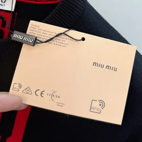 Cheap MIU MIU Sweaters Long Sleeved For Unisex #1421949 Replica Wholesale [$82.00 USD] [ITEM#1421949] on Replica MIU MIU Sweaters