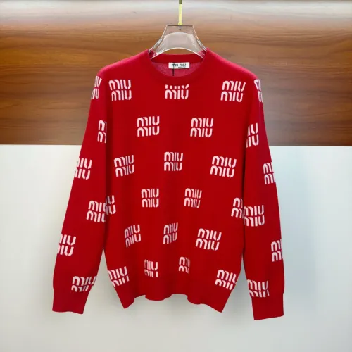 MIU MIU Sweaters Long Sleeved For Unisex #1421950