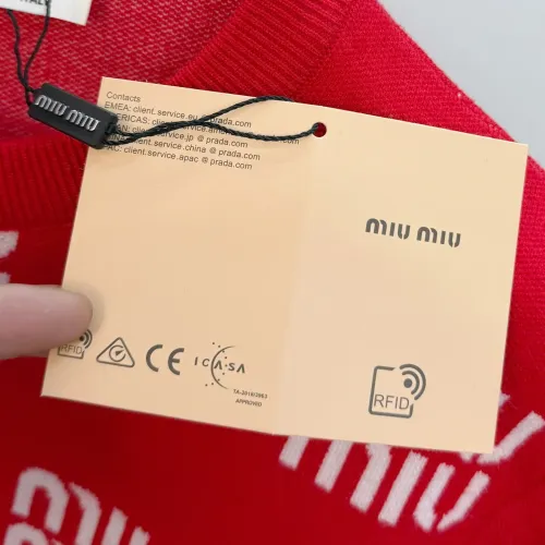 Cheap MIU MIU Sweaters Long Sleeved For Unisex #1421950 Replica Wholesale [$82.00 USD] [ITEM#1421950] on Replica MIU MIU Sweaters