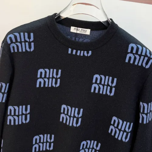 Cheap MIU MIU Sweaters Long Sleeved For Unisex #1421951 Replica Wholesale [$82.00 USD] [ITEM#1421951] on Replica MIU MIU Sweaters