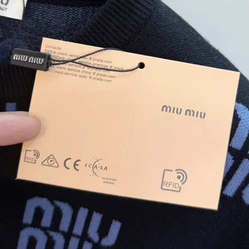 Cheap MIU MIU Sweaters Long Sleeved For Unisex #1421951 Replica Wholesale [$82.00 USD] [ITEM#1421951] on Replica MIU MIU Sweaters